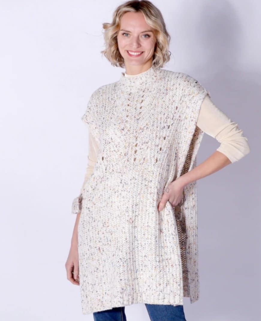 Nouveaux Belted Poncho