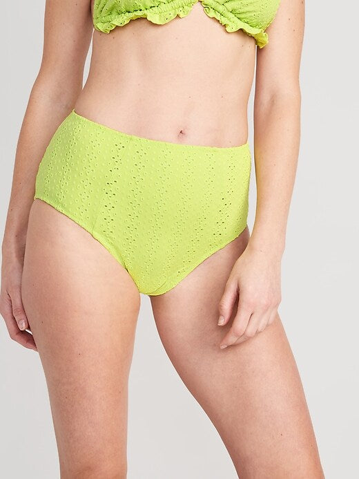 Old Navy Lime Green Eyelet Bikini