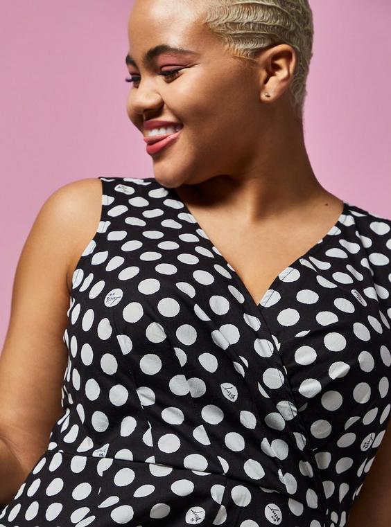 Torrid x Betsey Johnson Polka Dot Dress