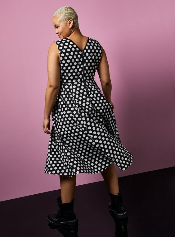 Torrid x Betsey Johnson Polka Dot Dress