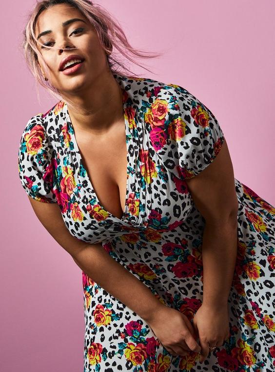 Torrid x Betsey Johnson Floral Maxi Dress