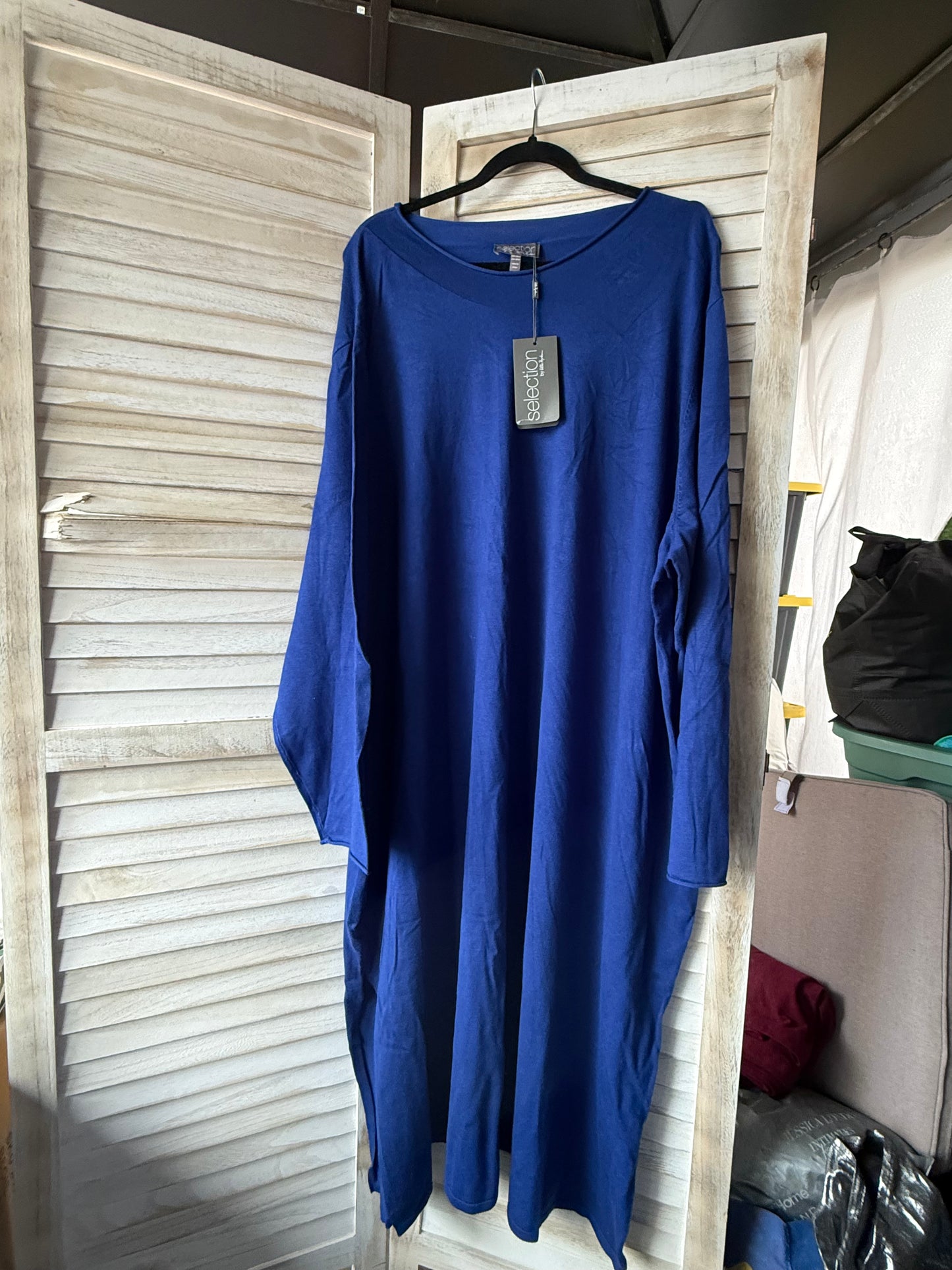 Ulla Popken Blue Knit Dress