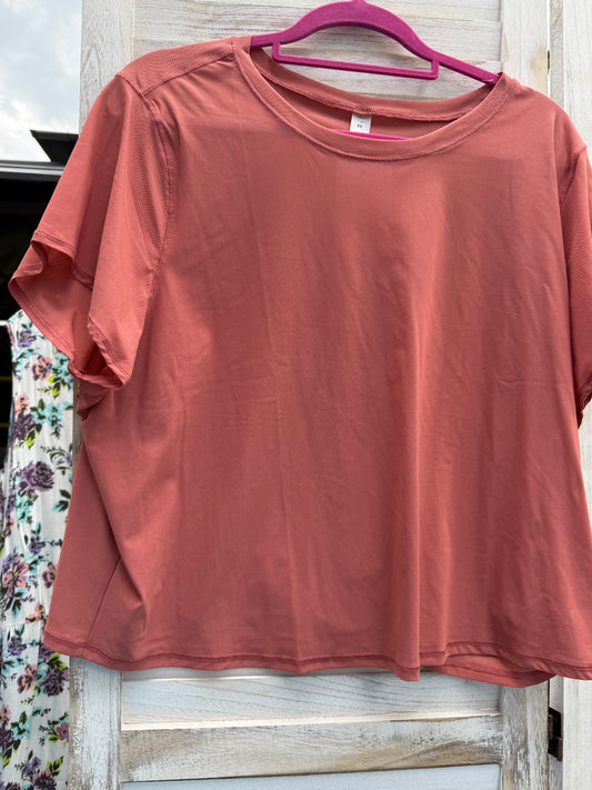 Old Navy Rust Cropped Tshirt