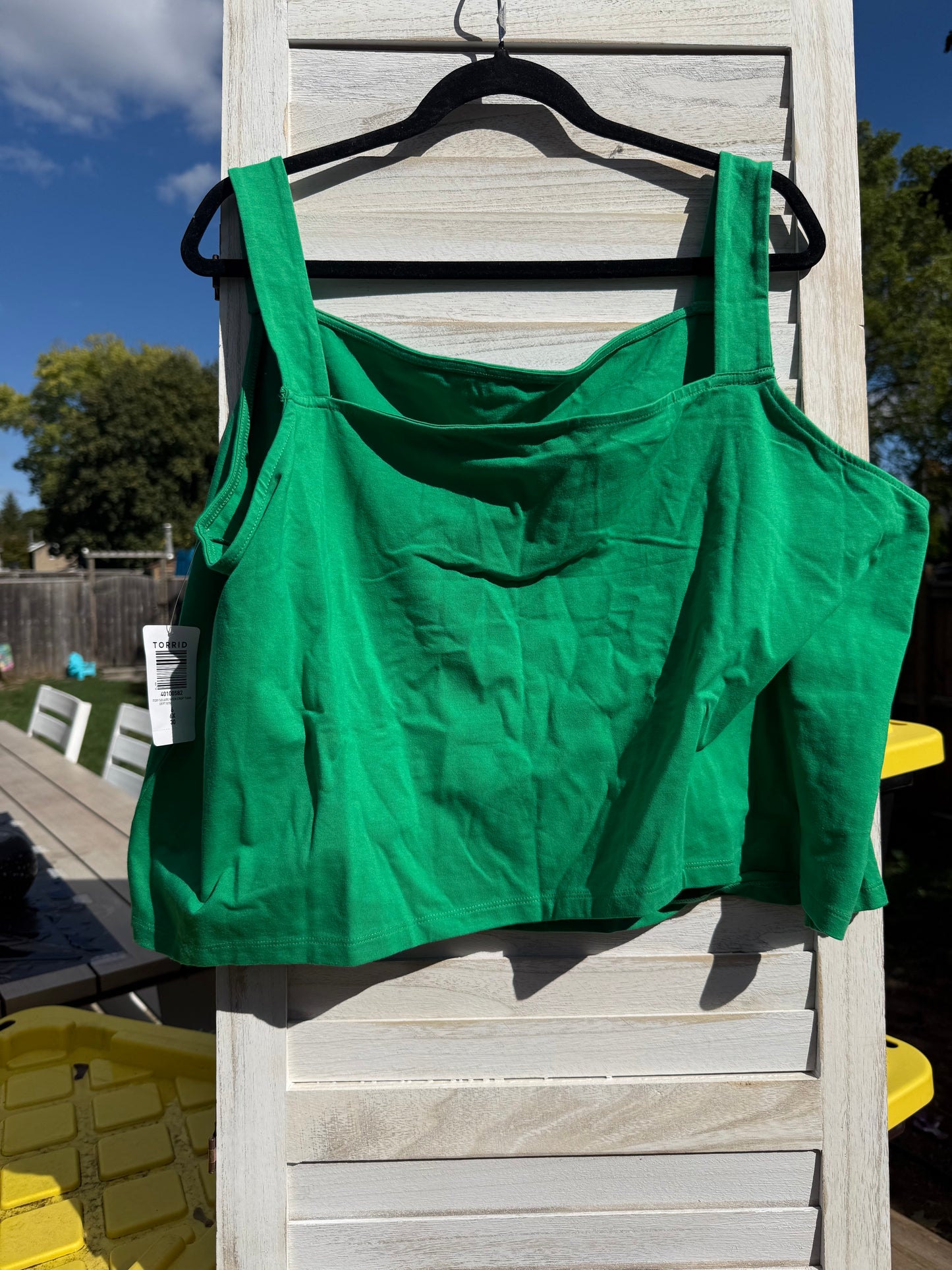 Torrid Green Cropped Cami