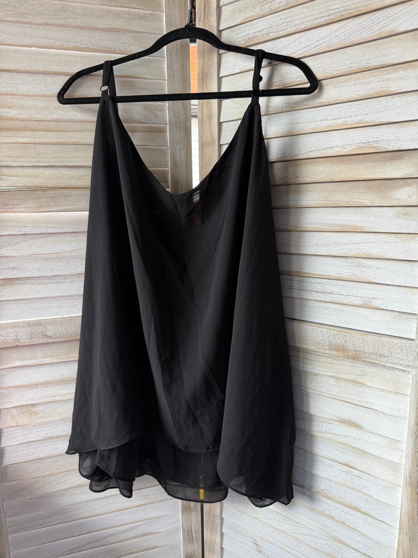 Torrid Black Beaded Tank Blouse