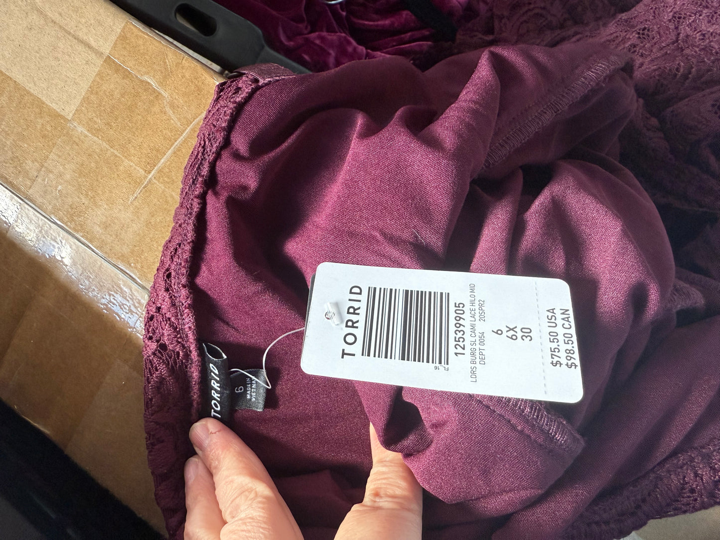 Torrid Plum Lace Dress