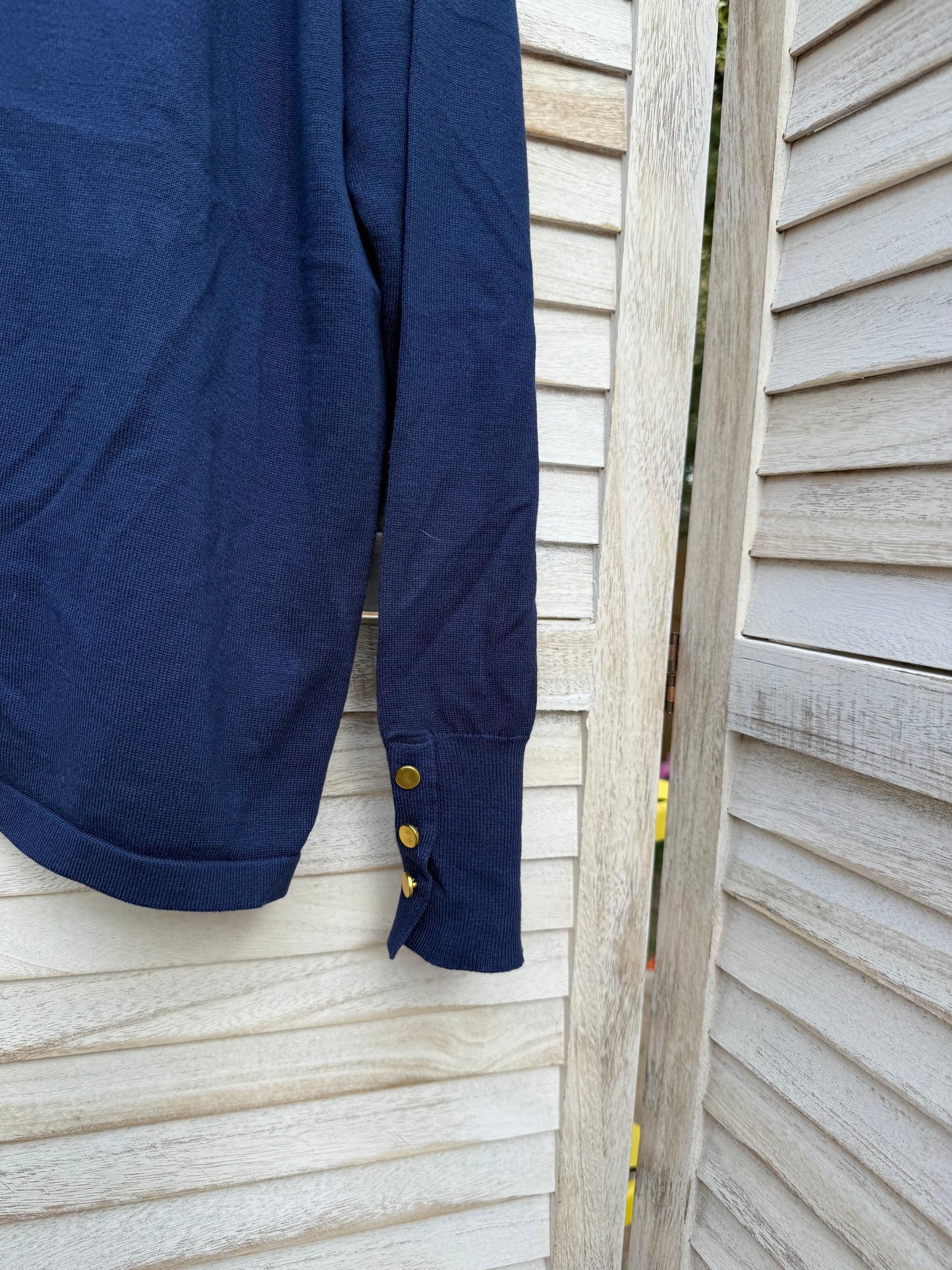 ELOQUII Blue Turtleneck