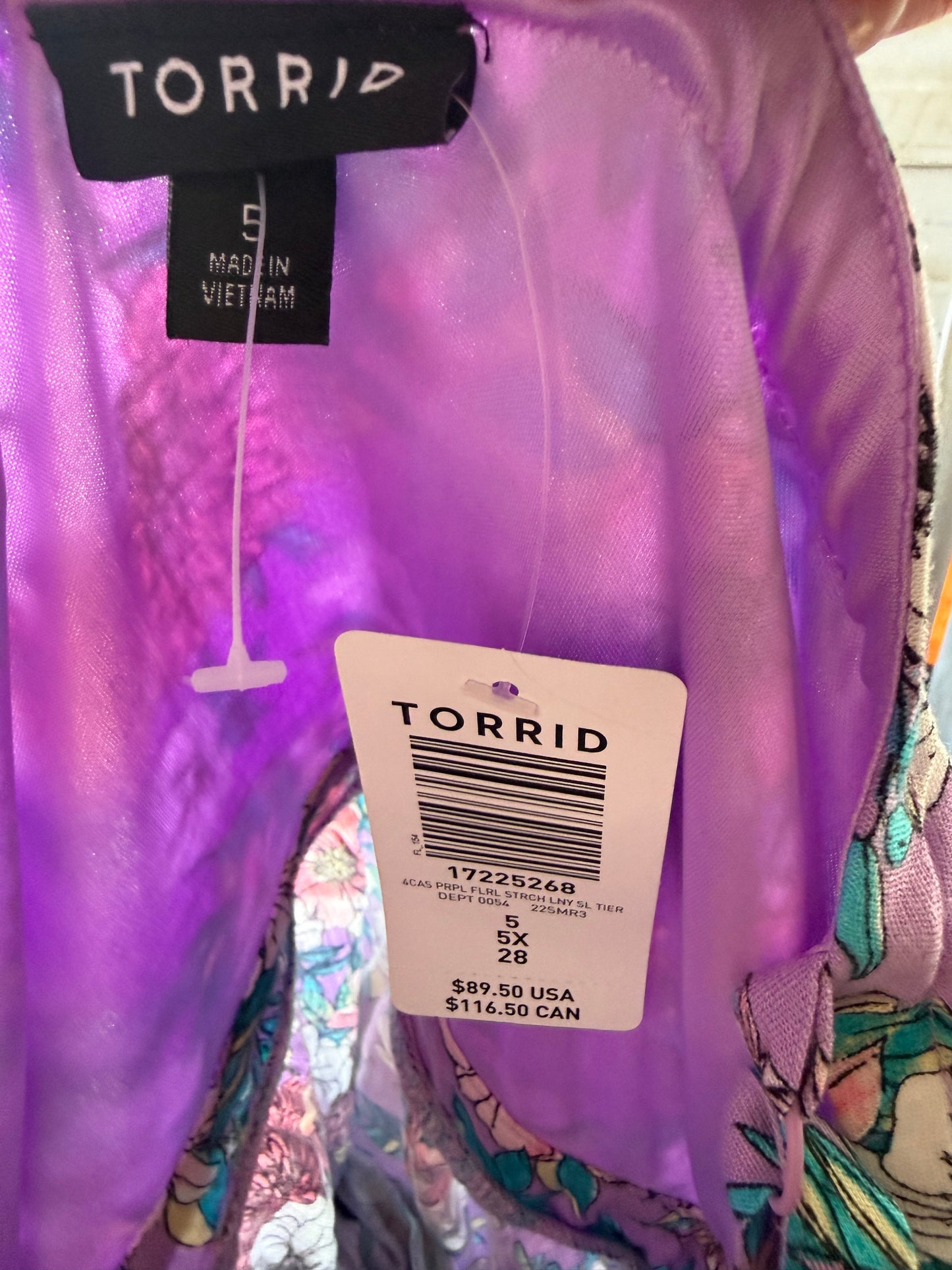 Torrid Floral Maxi Dress