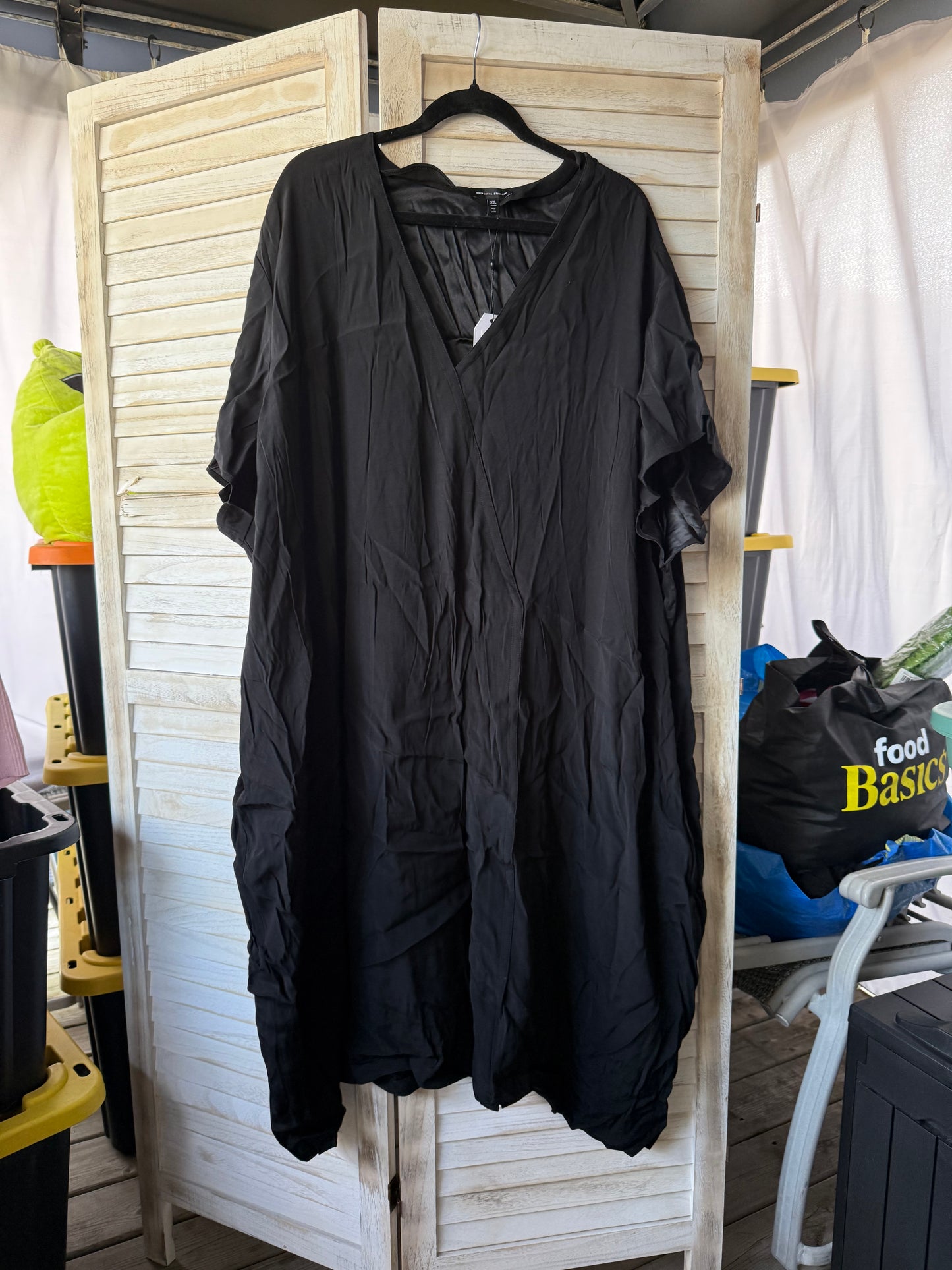 Universal Standard Black Shift Dress