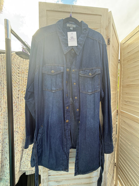 Woman Within Denim Coat