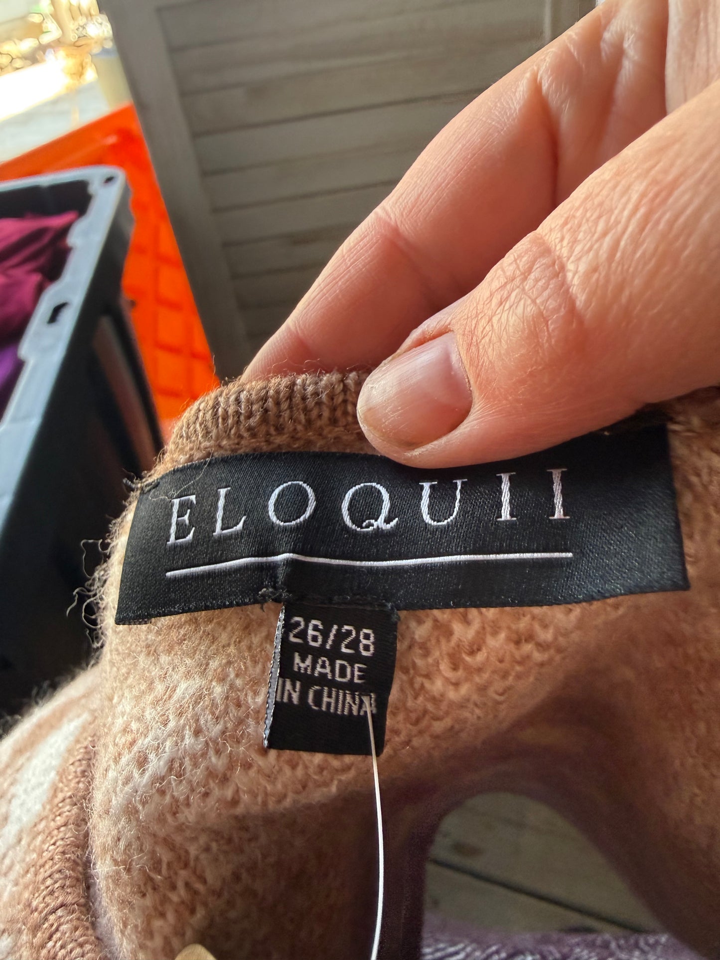 ELOQUII Cropped Sweater Tank