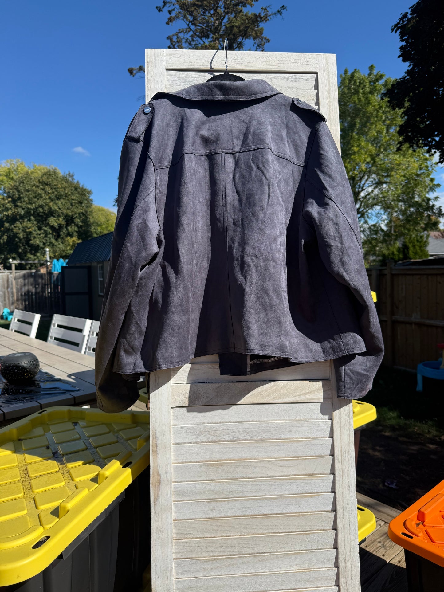 Anthropologie Faux Suede Jacket