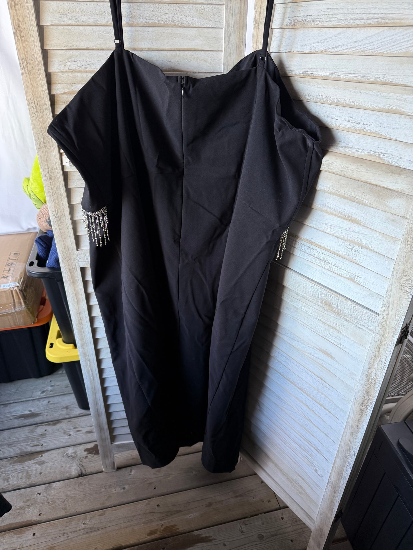 ELOQUII Collectors Black Embellished Dress