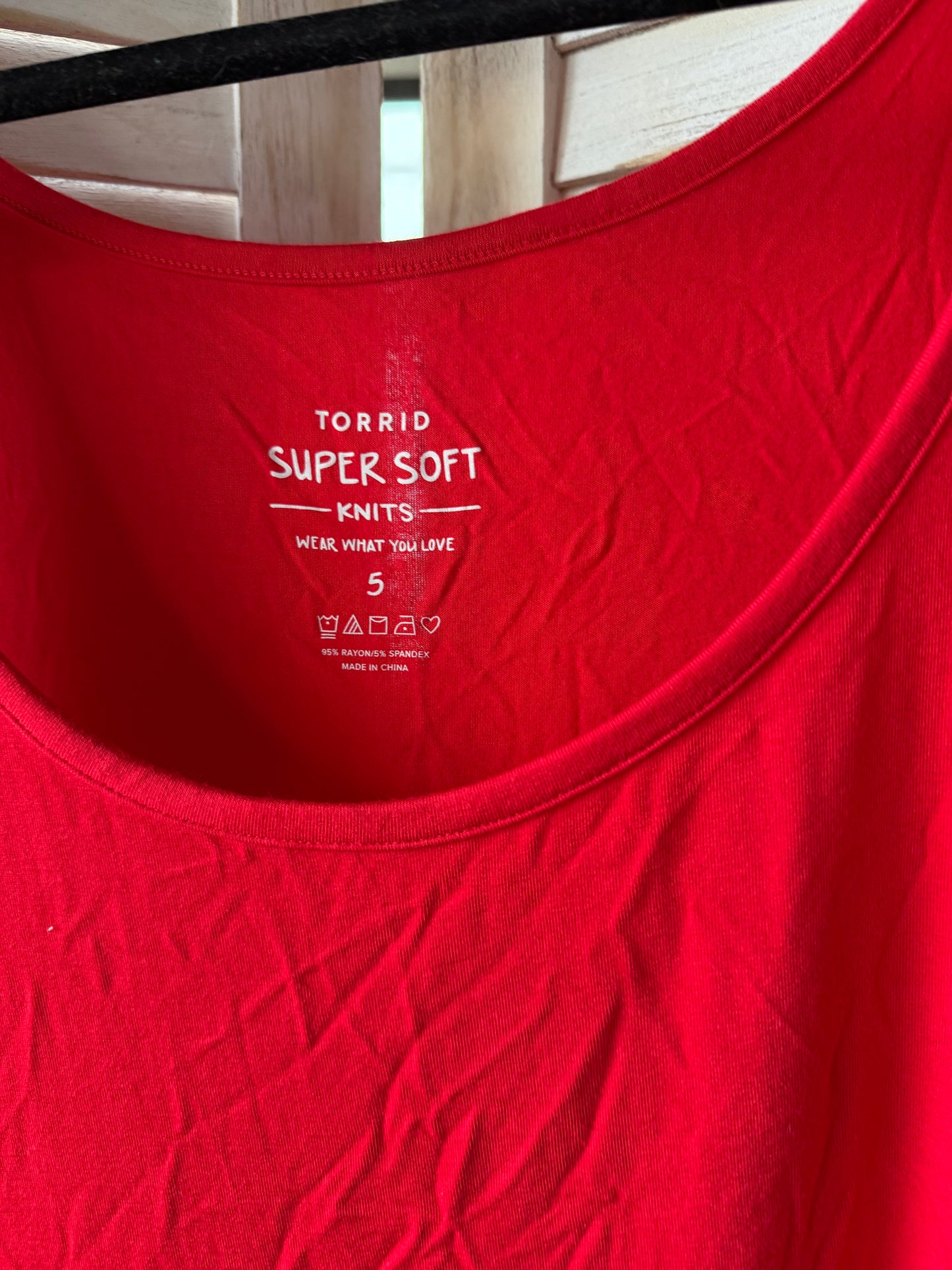 Torrid Red Tank Top