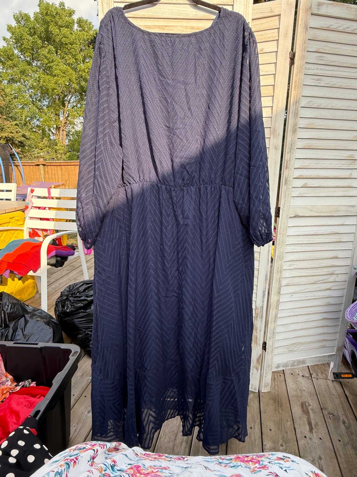 BloomChic Blue Maxi Dress