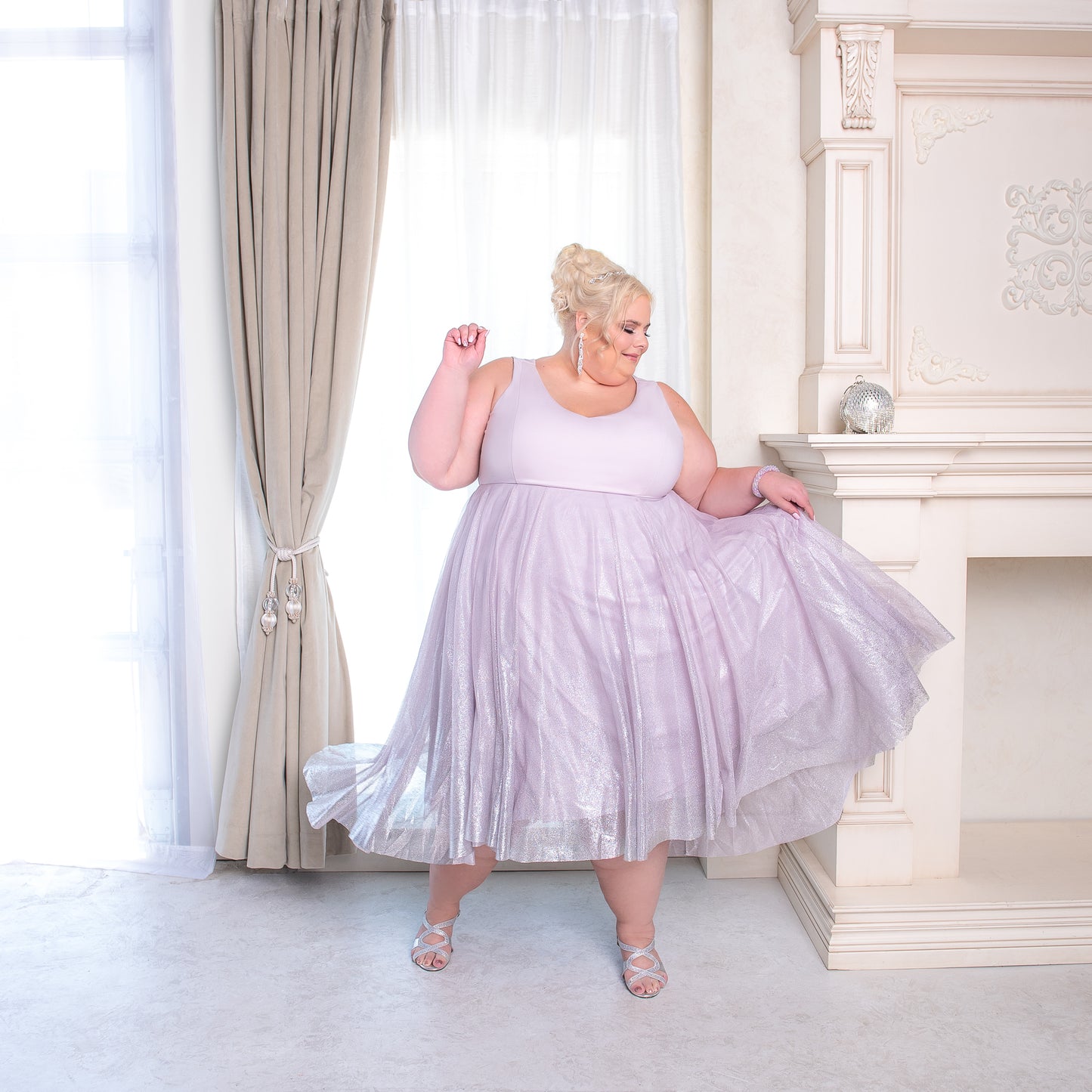 Torrid Lavender Sparkle Dress