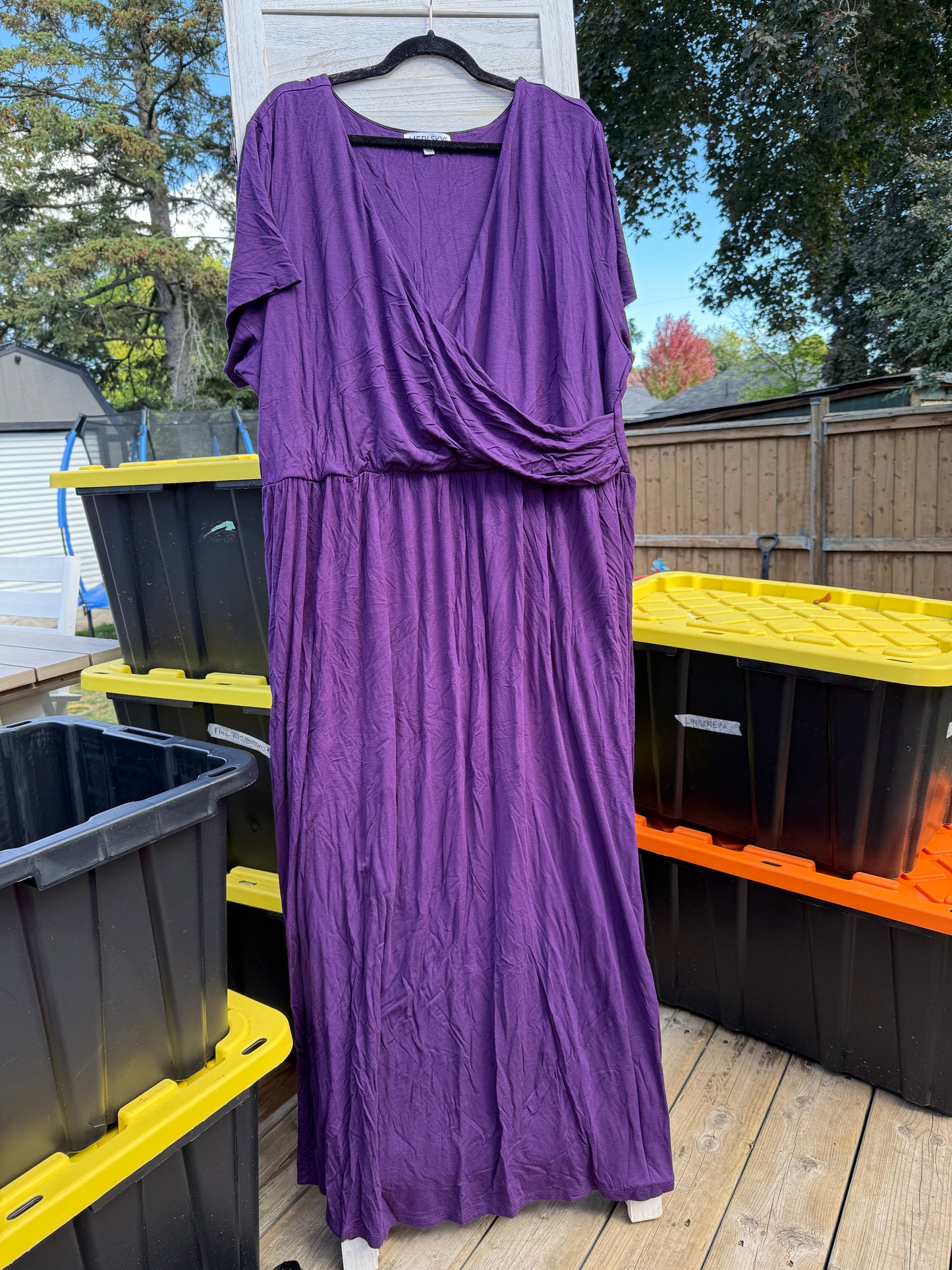 Merri Skye Purple Maxi Dress