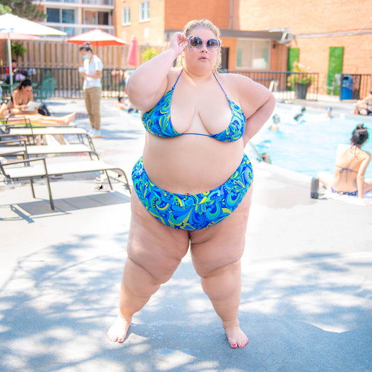 Alpine Butterfly Blue Bikini
