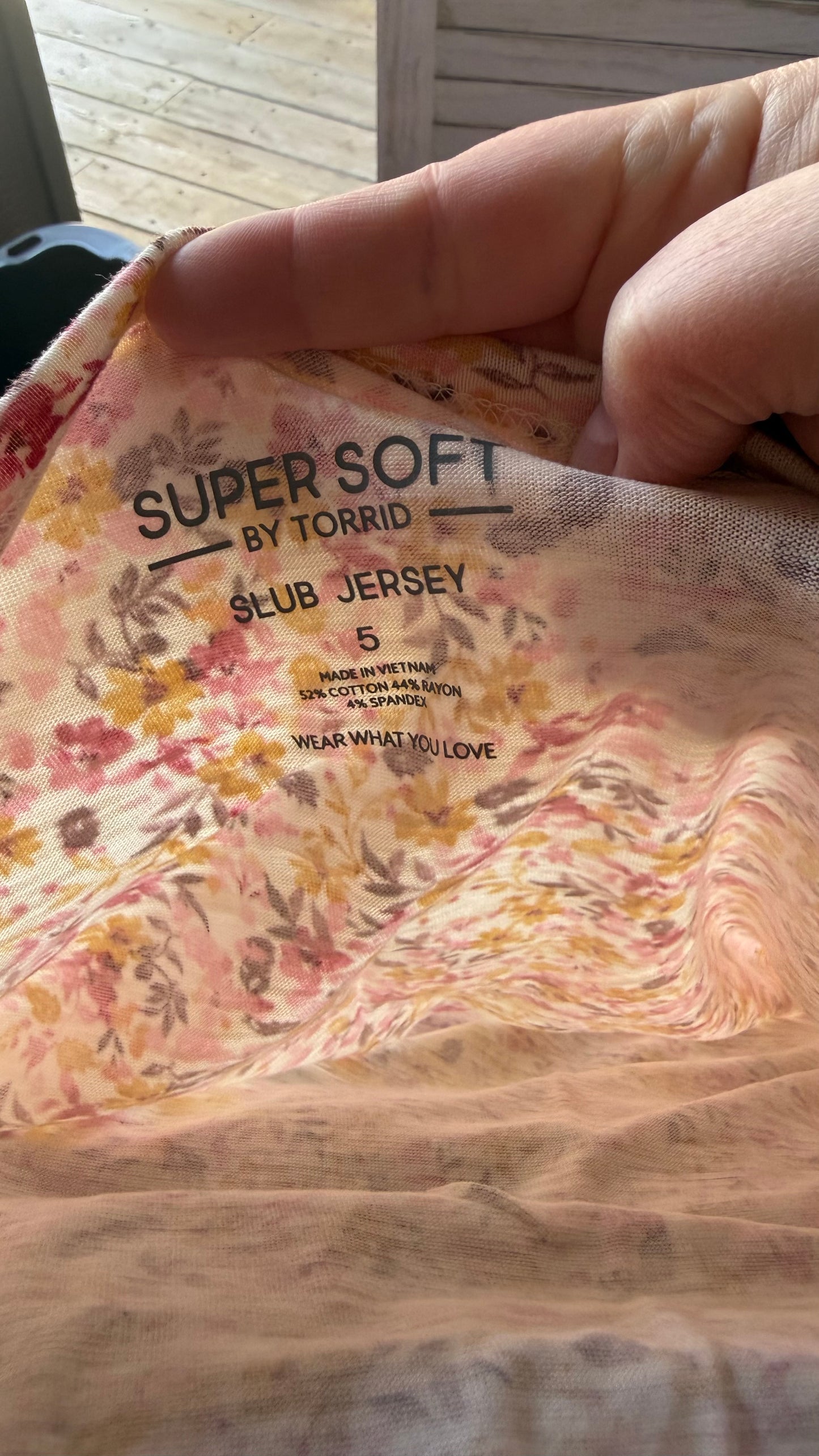 Torrid Floral Tunic T-Shirt
