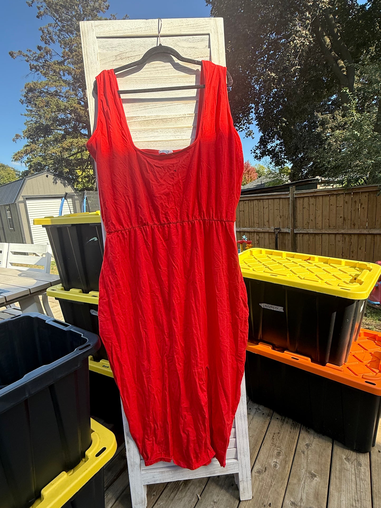 Rebdolls Red Bodycon Dress