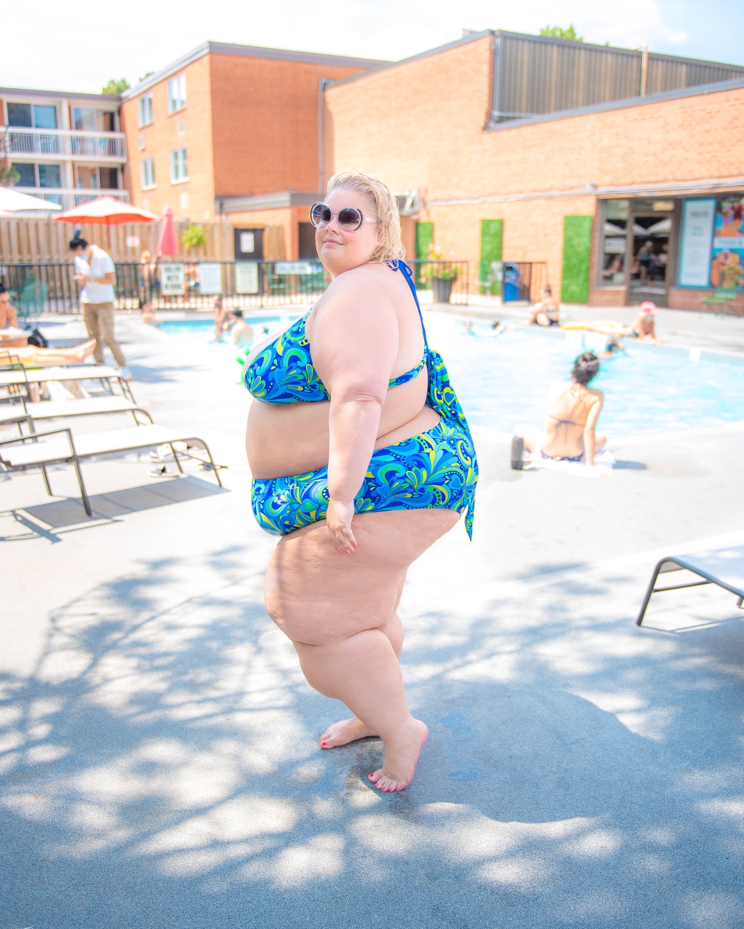 Alpine Butterfly Blue Bikini