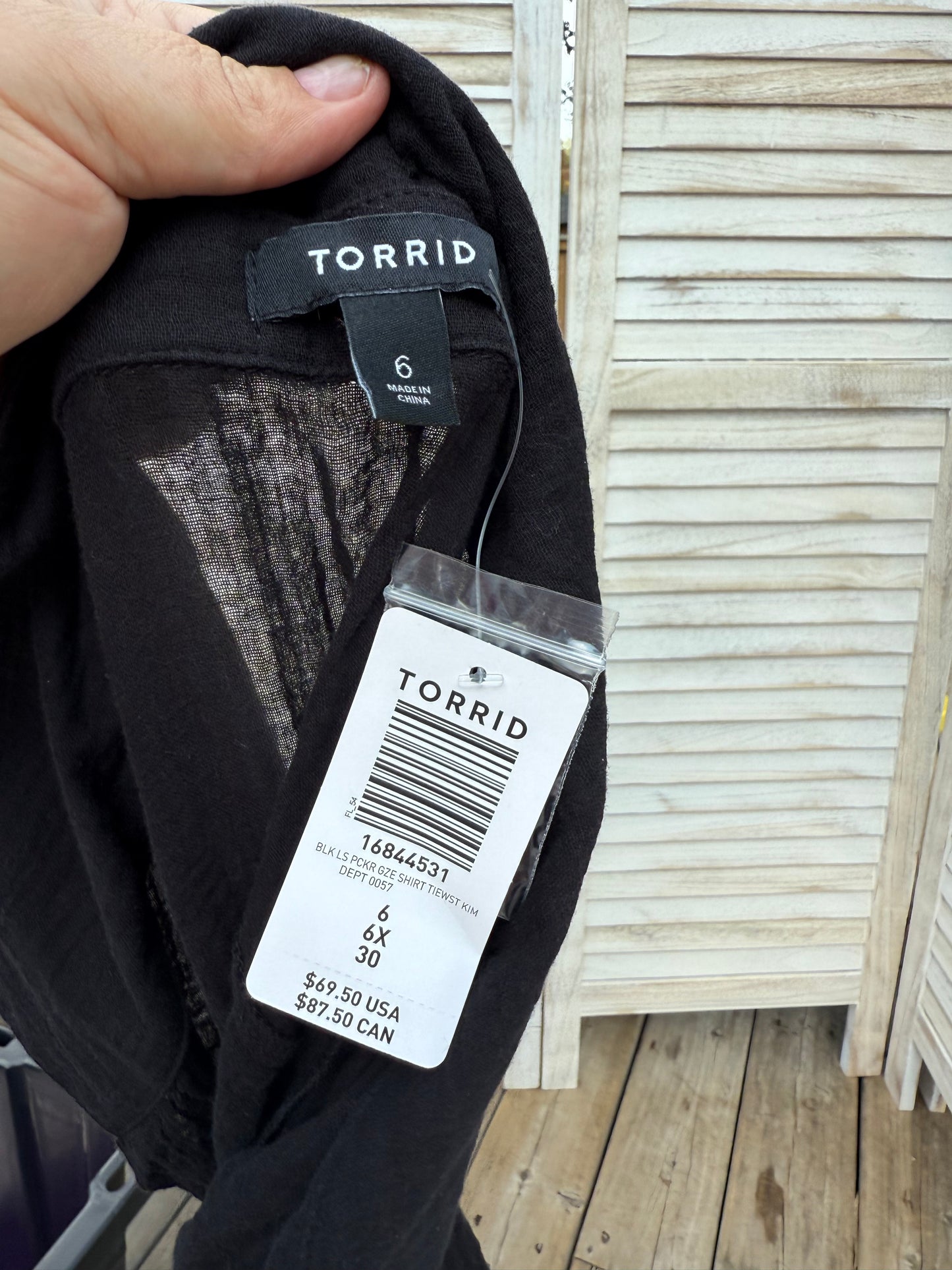 Torrid Gauze Jacket