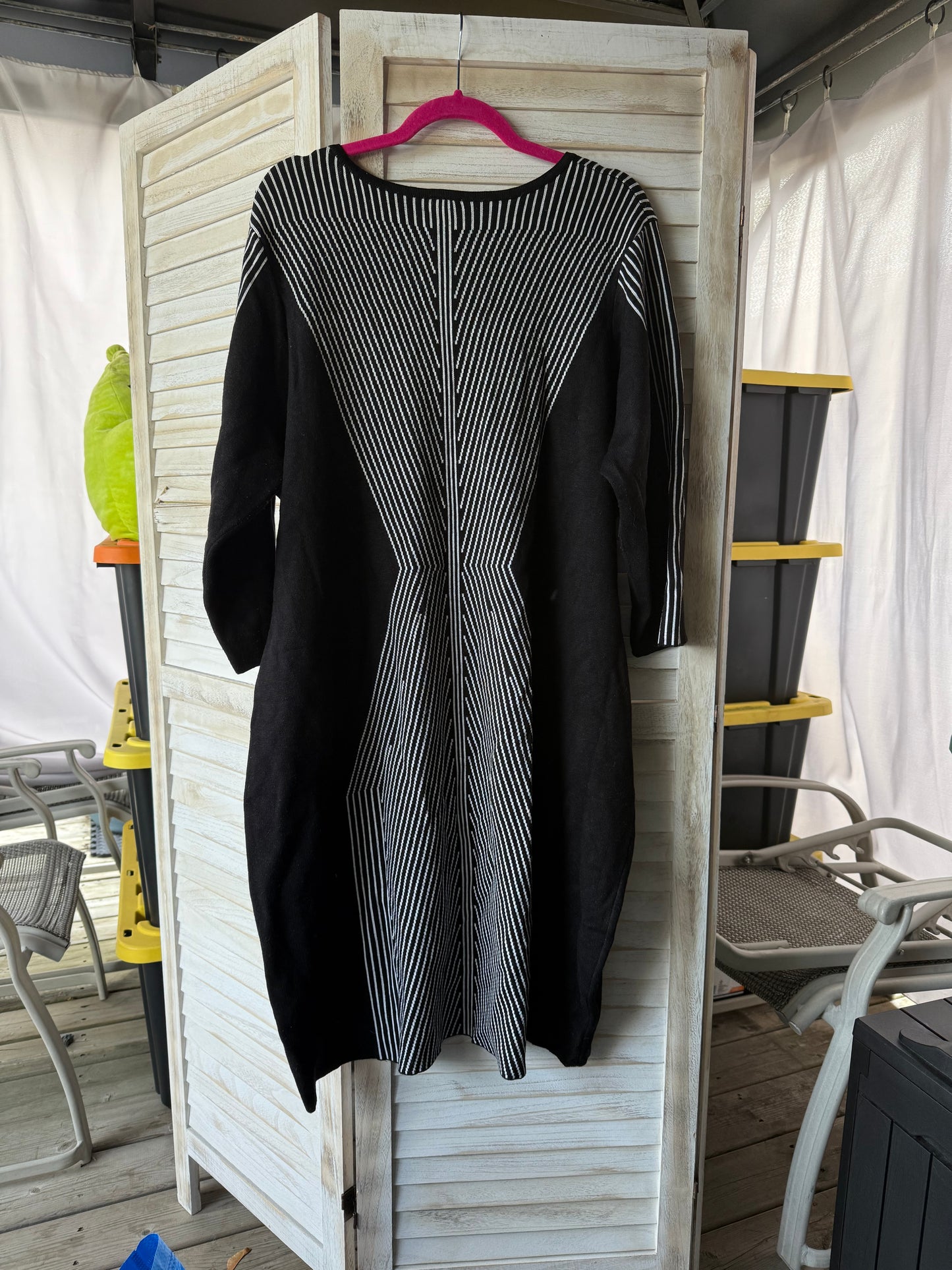 Dia Black Sweater Dress