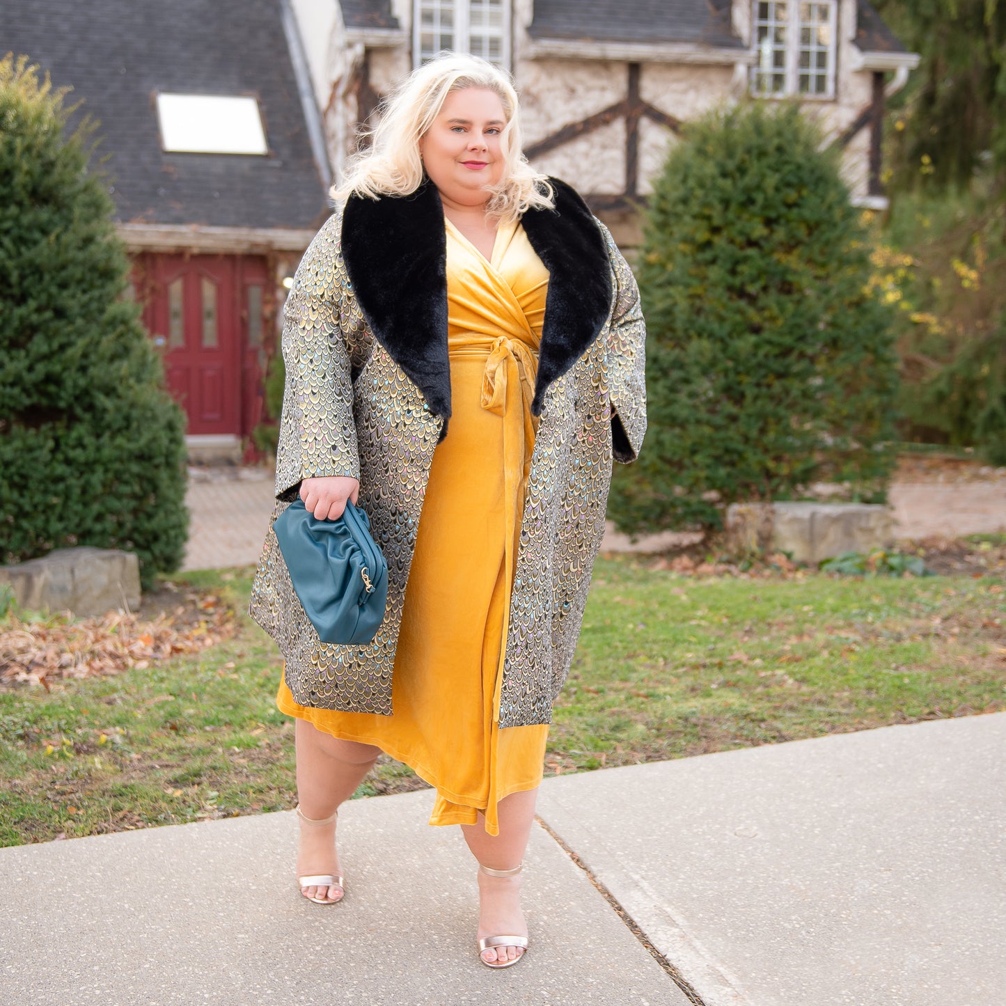 ModCloth Shimmer Dress Coat