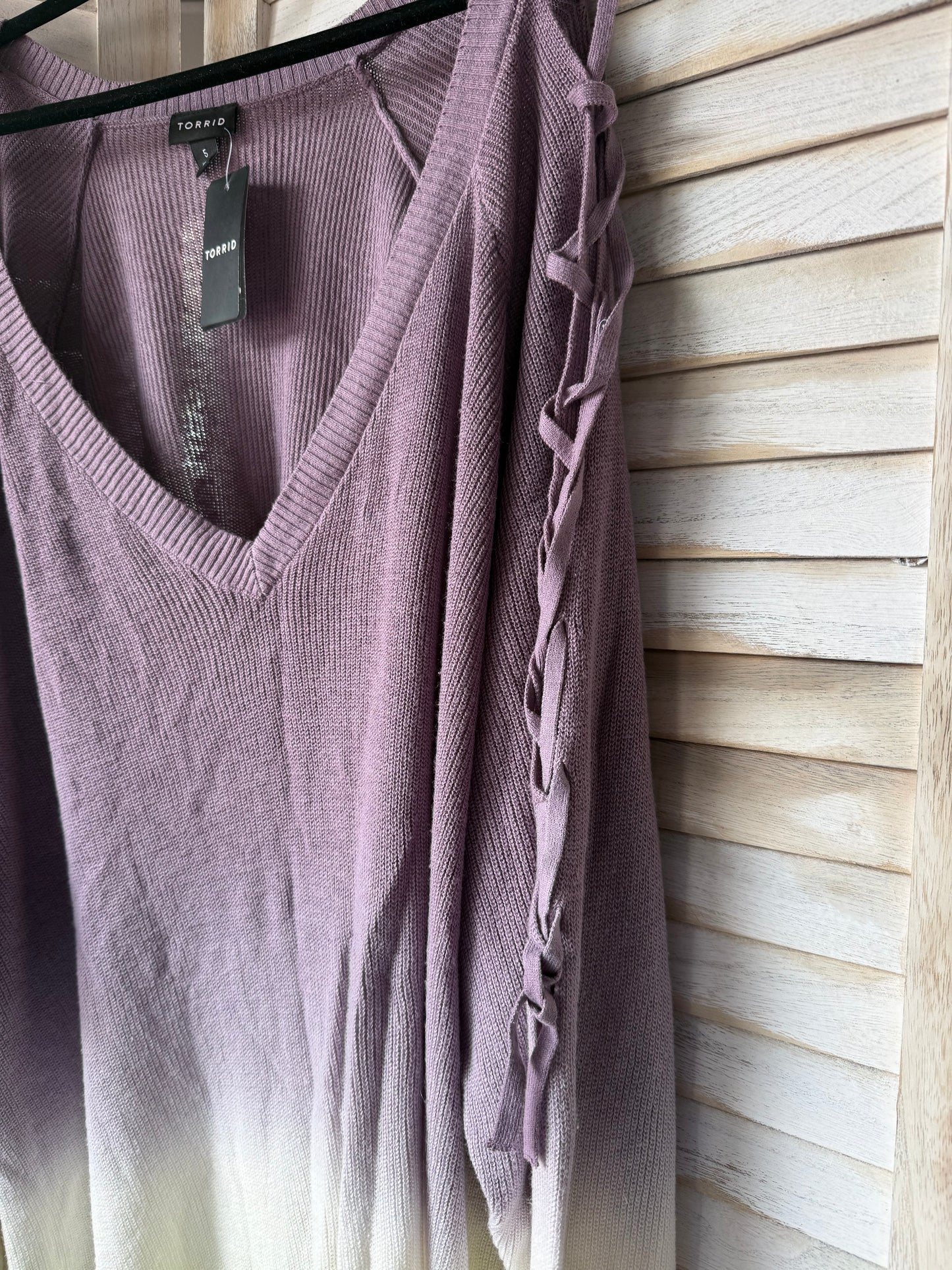 Torrid Lilac Ombré Sweater