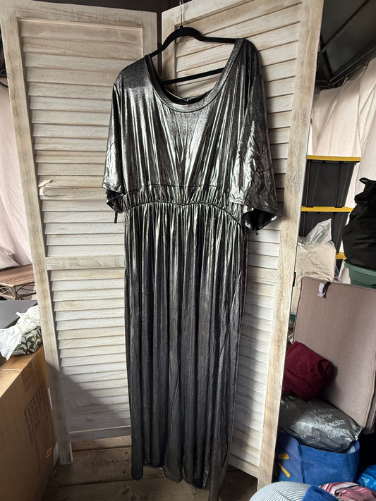 Dia & Co Metallic Jumpsuit