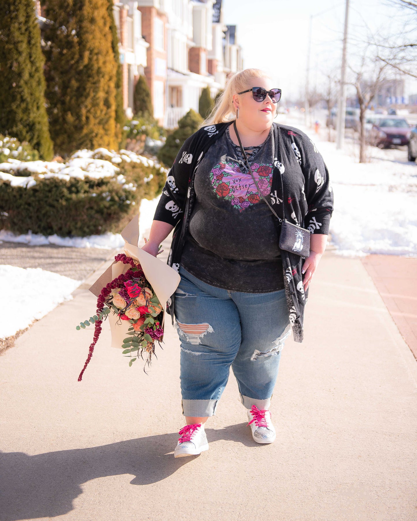Torrid x Betsey Johnson Skull Cardigan