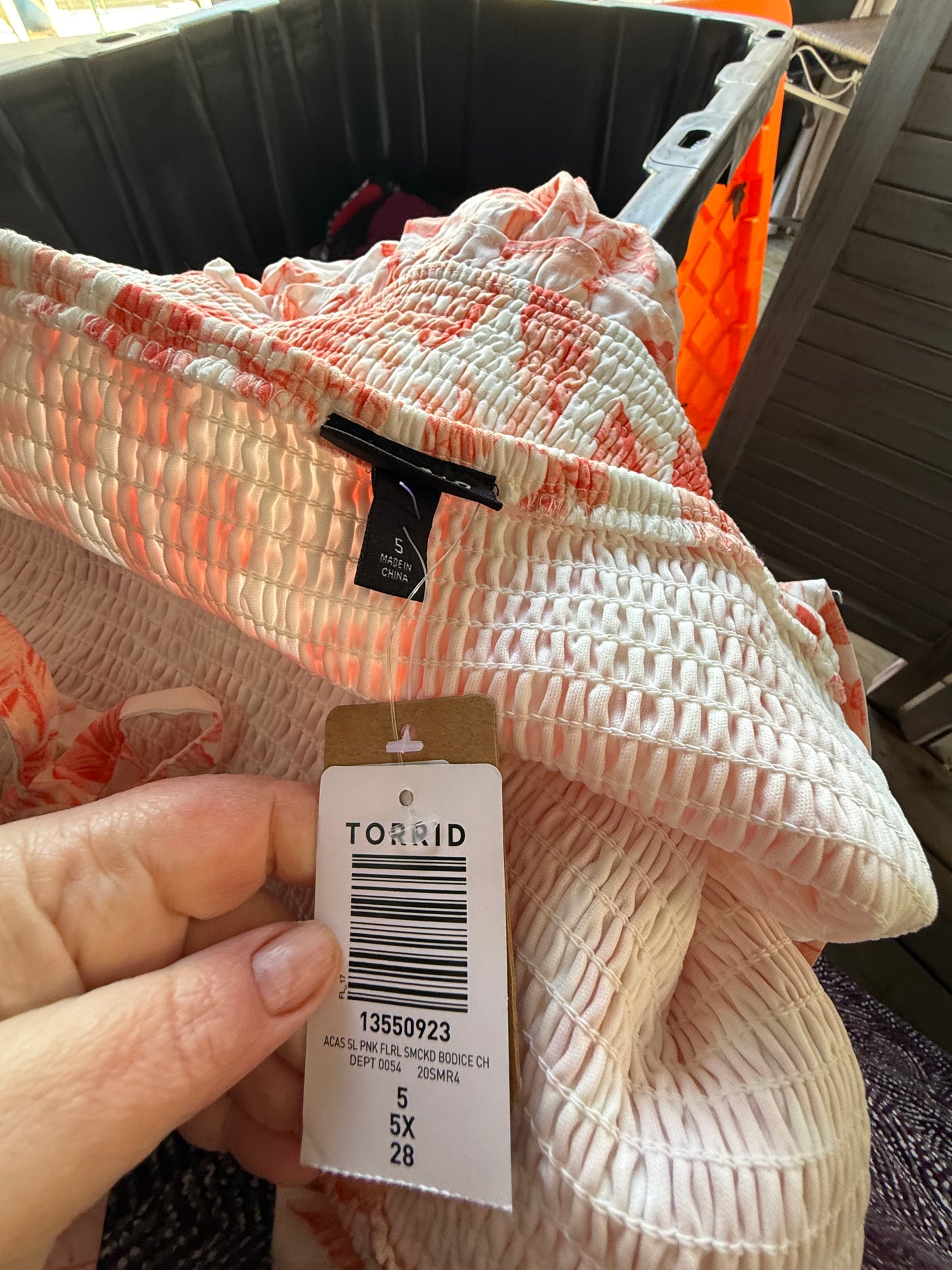 Torrid Tropical Print Dress