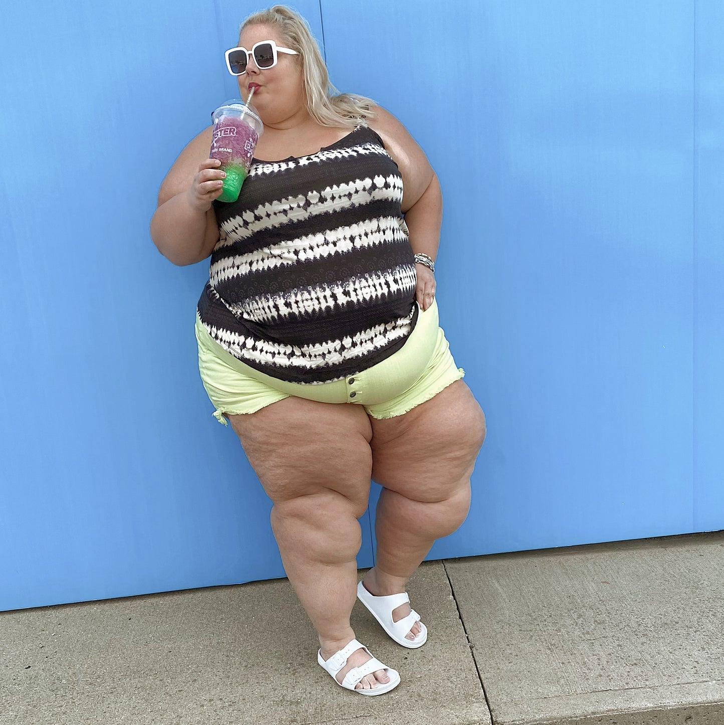 Torrid Yellow Denim Shorts