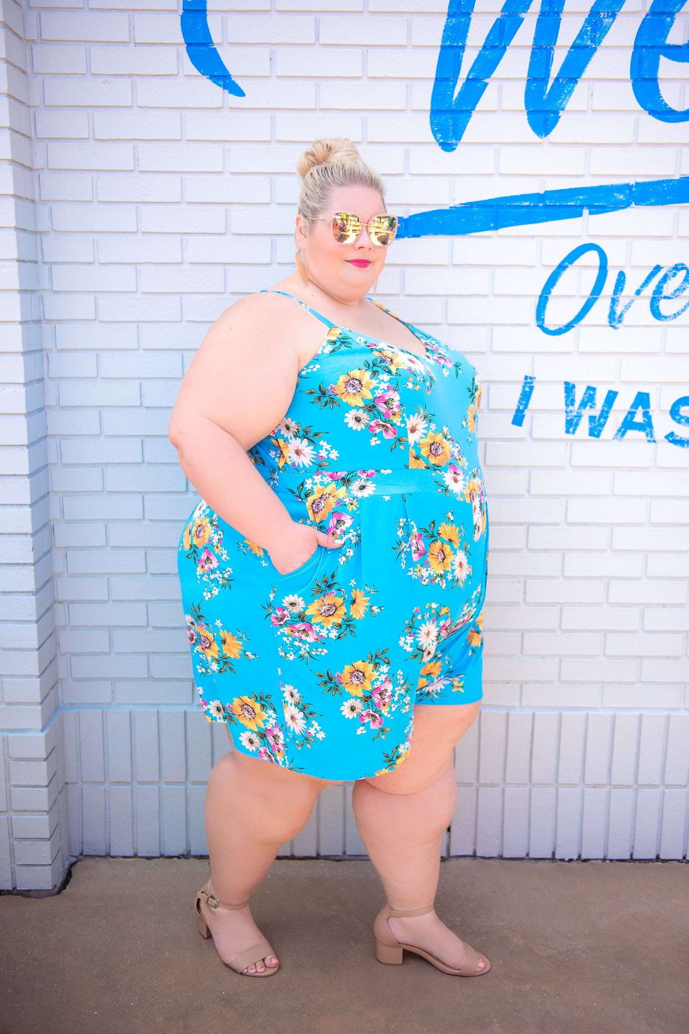 Torrid Blue Romper