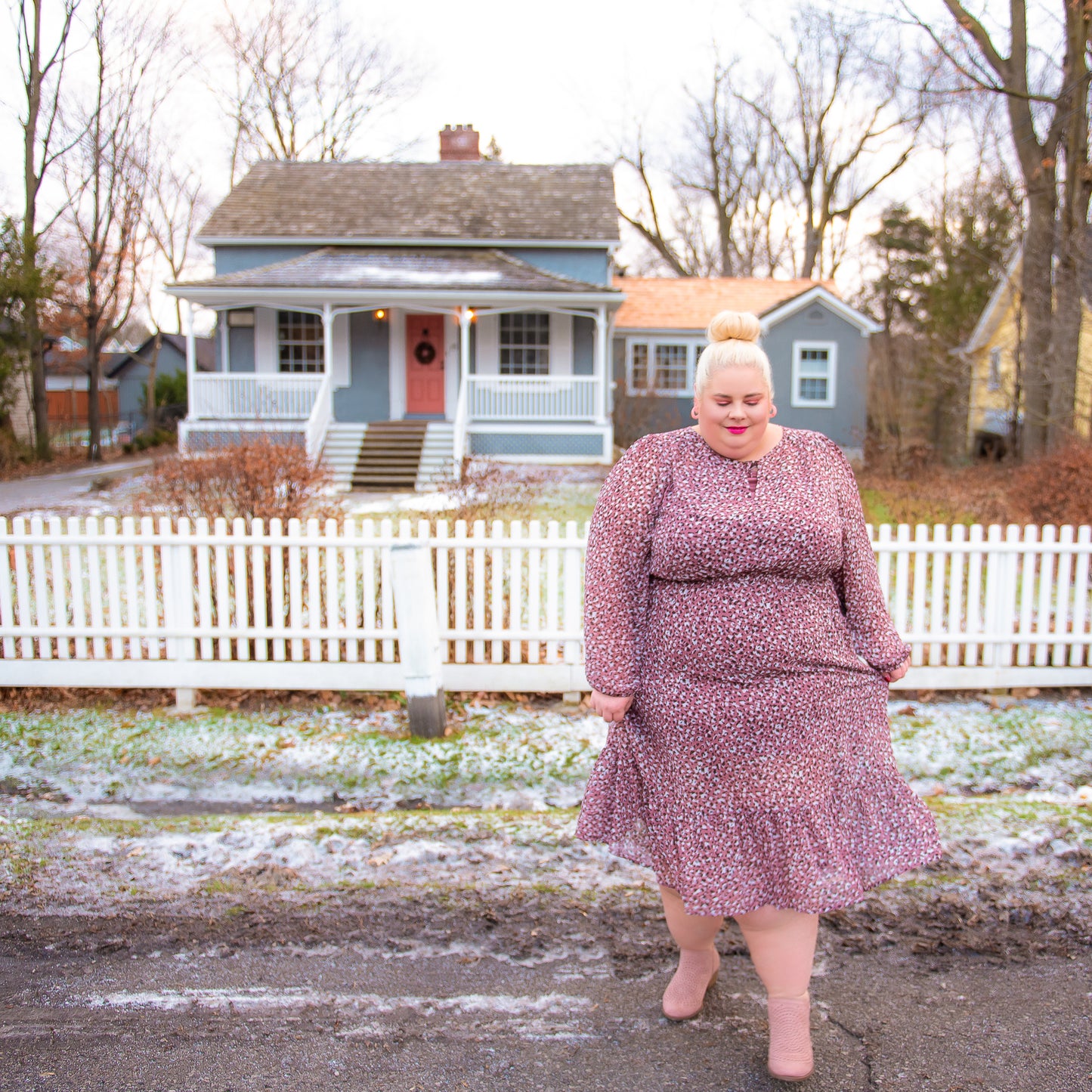 Torrid Rose Pink Animal Print Dress