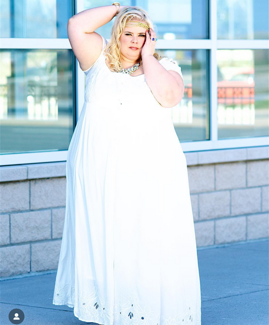 Torrid White Maxi Dress