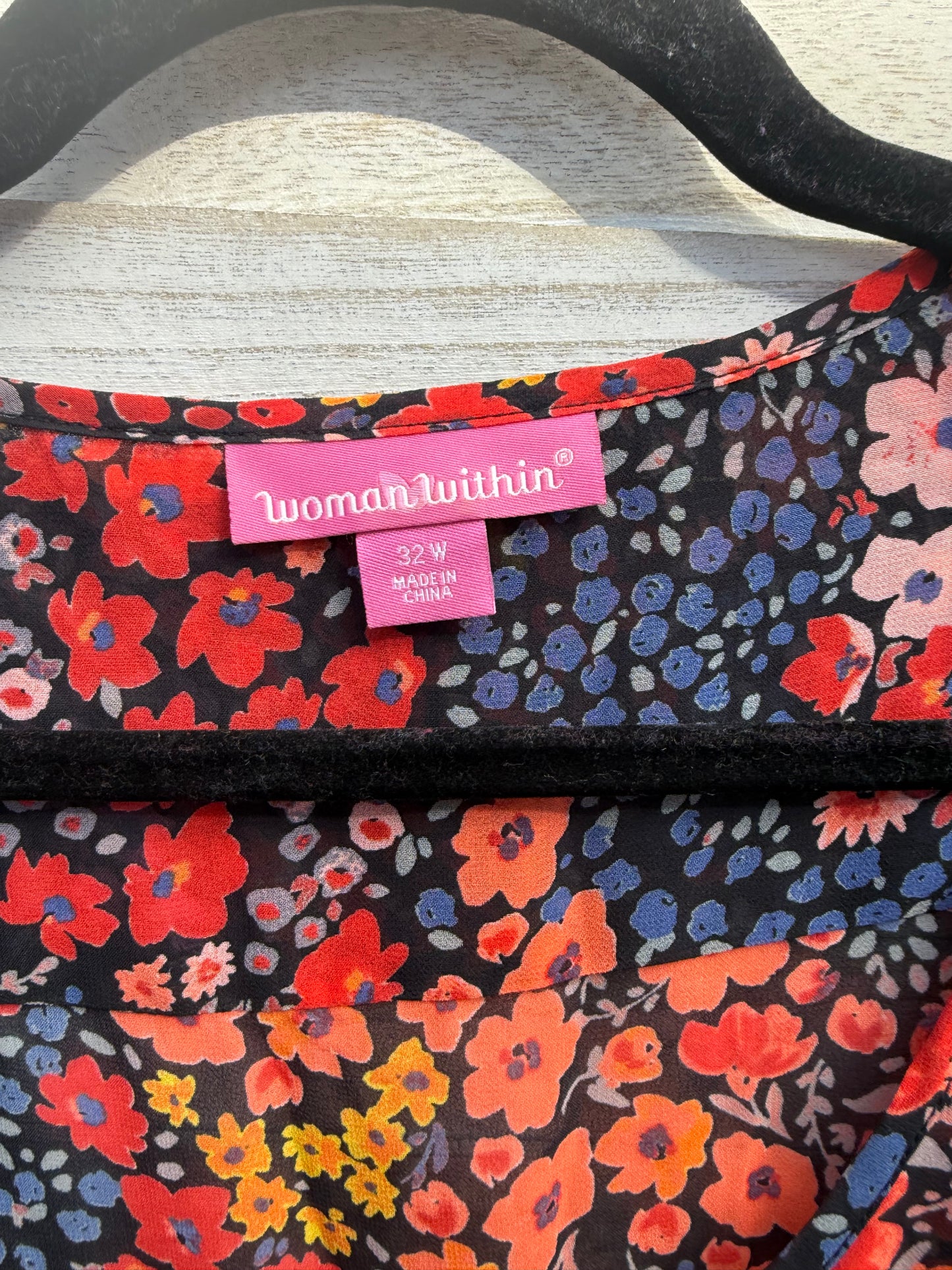 Woman Within Fall Floral Dress