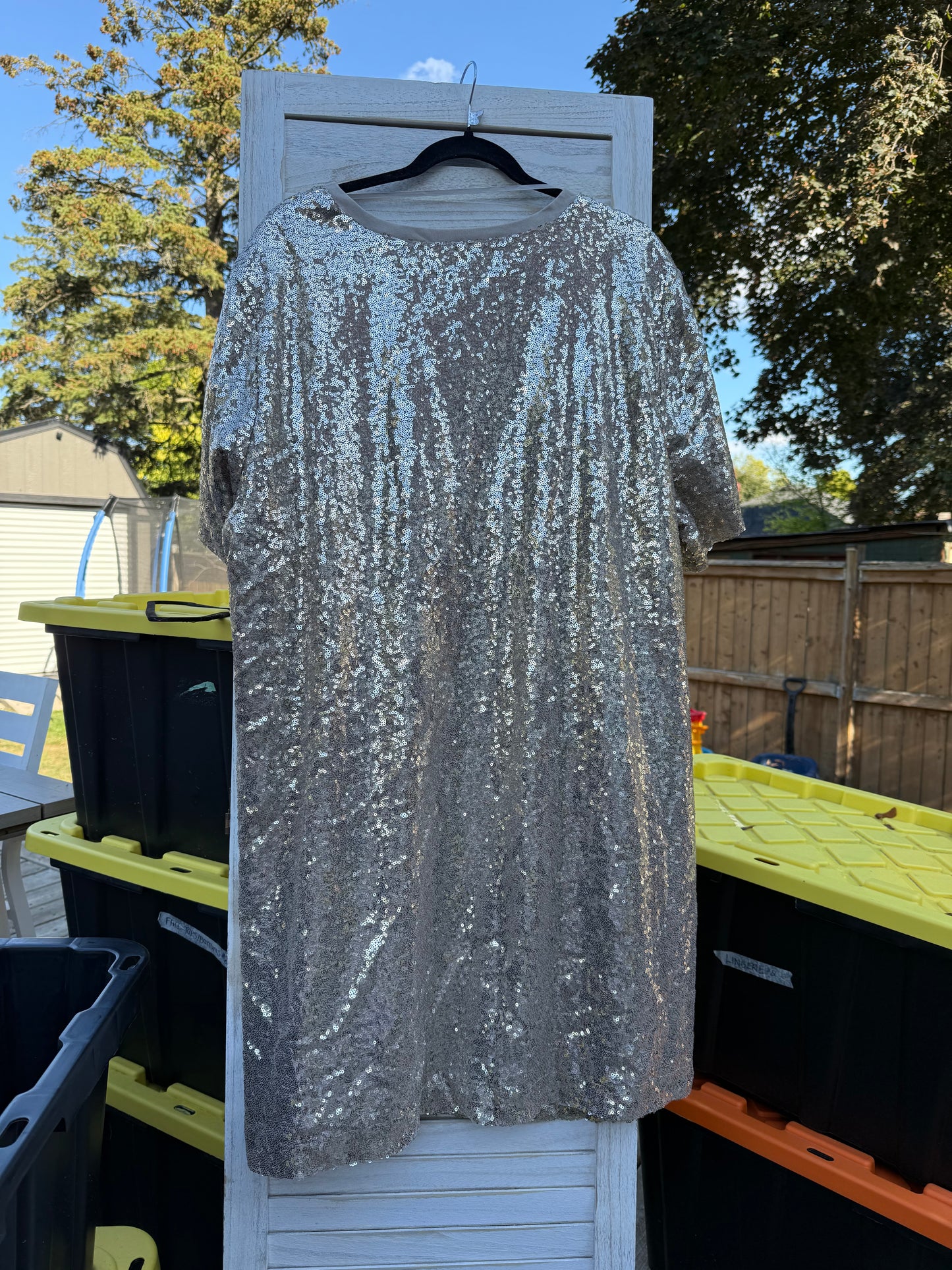 Joe Fresh Sequin Tshirt Dress