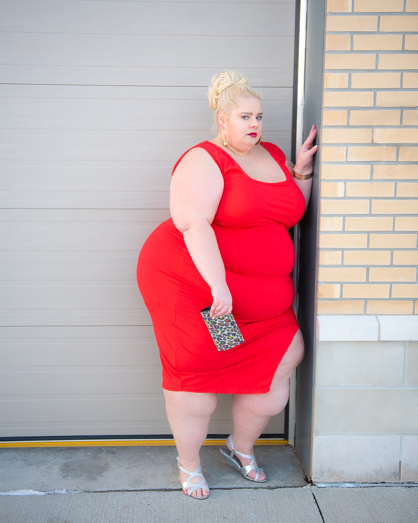 Rebdolls Red Bodycon Dress