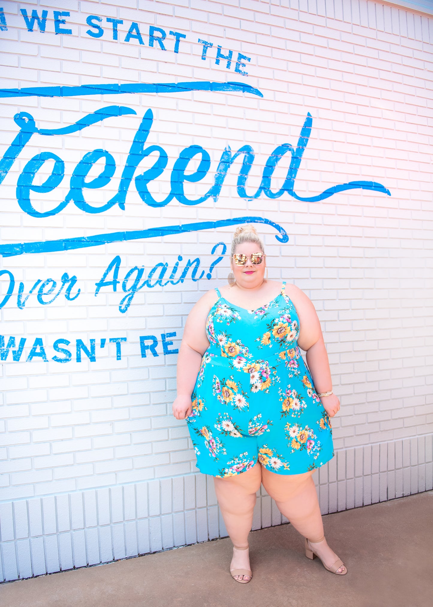 Torrid Blue Romper
