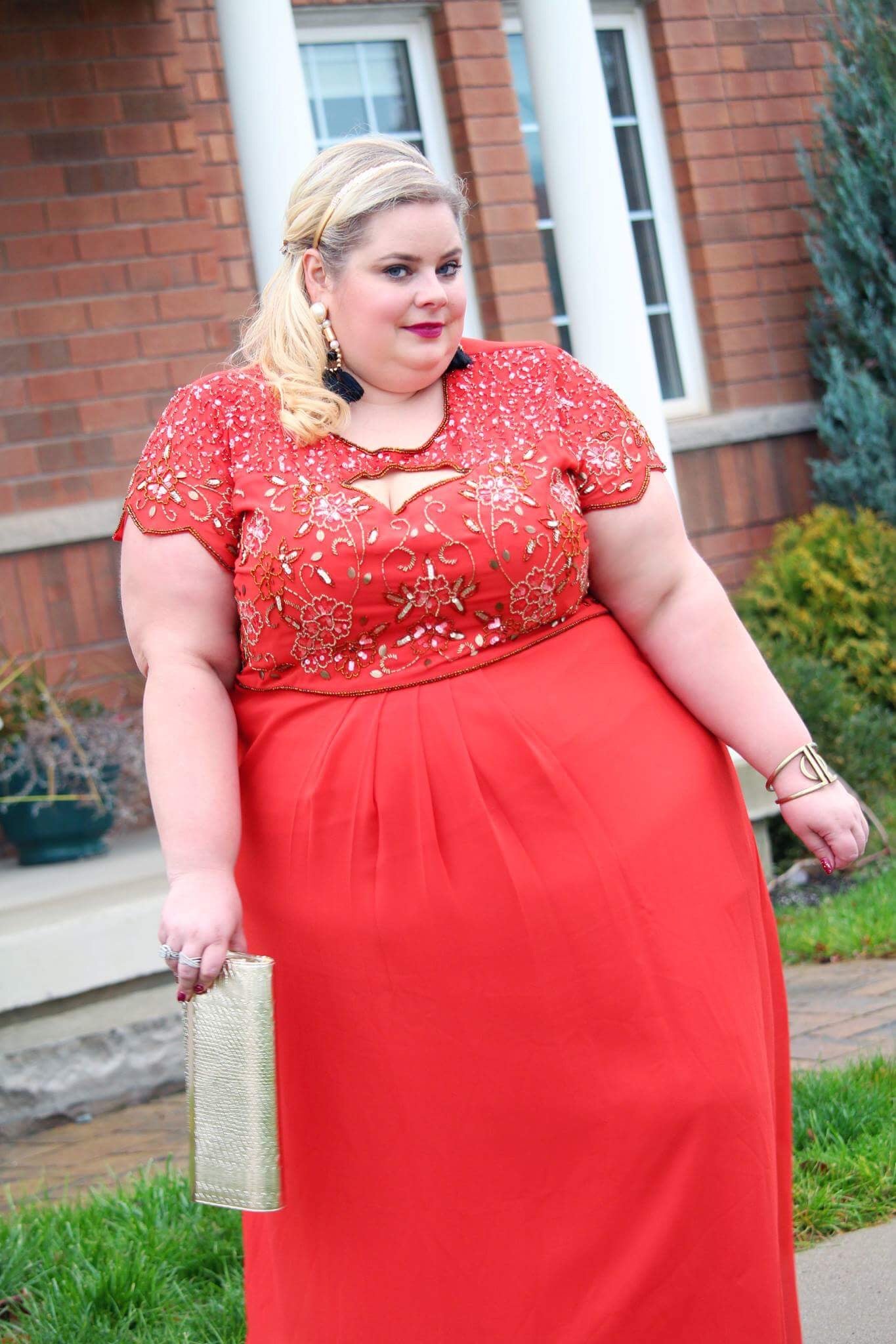 Joanna Hope Orange Formal Dress