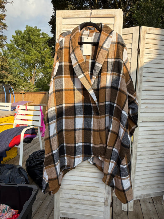 BloomChic Plaid Jacket