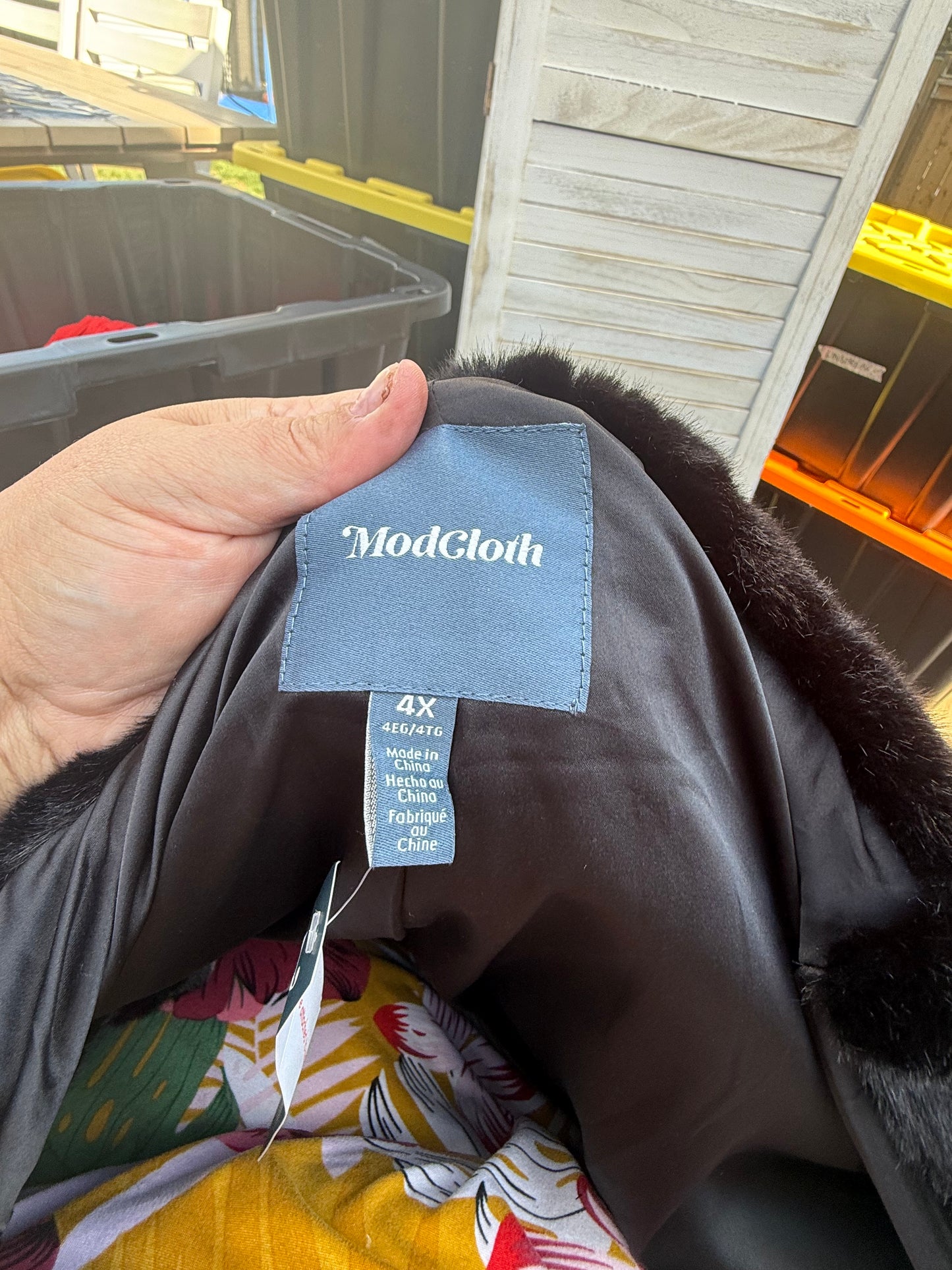 ModCloth Shimmer Dress Coat