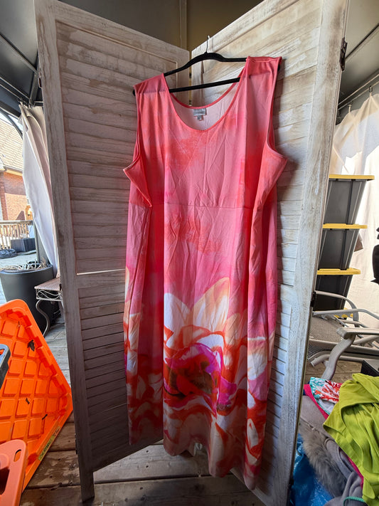 Avenue Pink Floral Dress