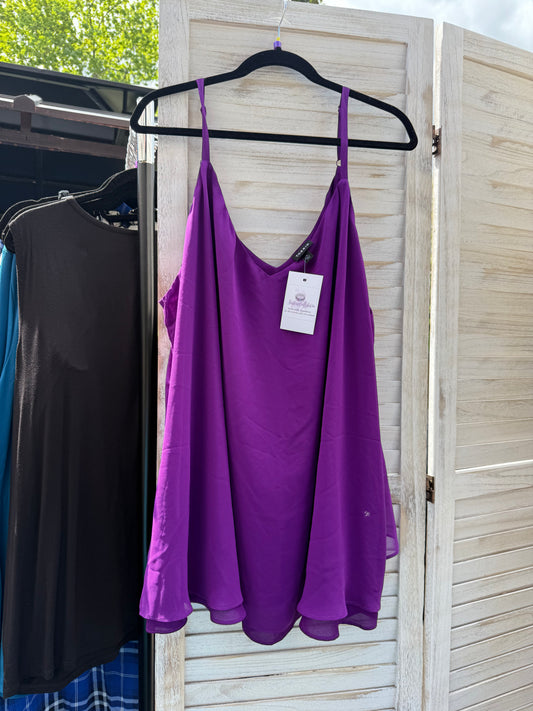 Torrid Purple Camisole Blouse