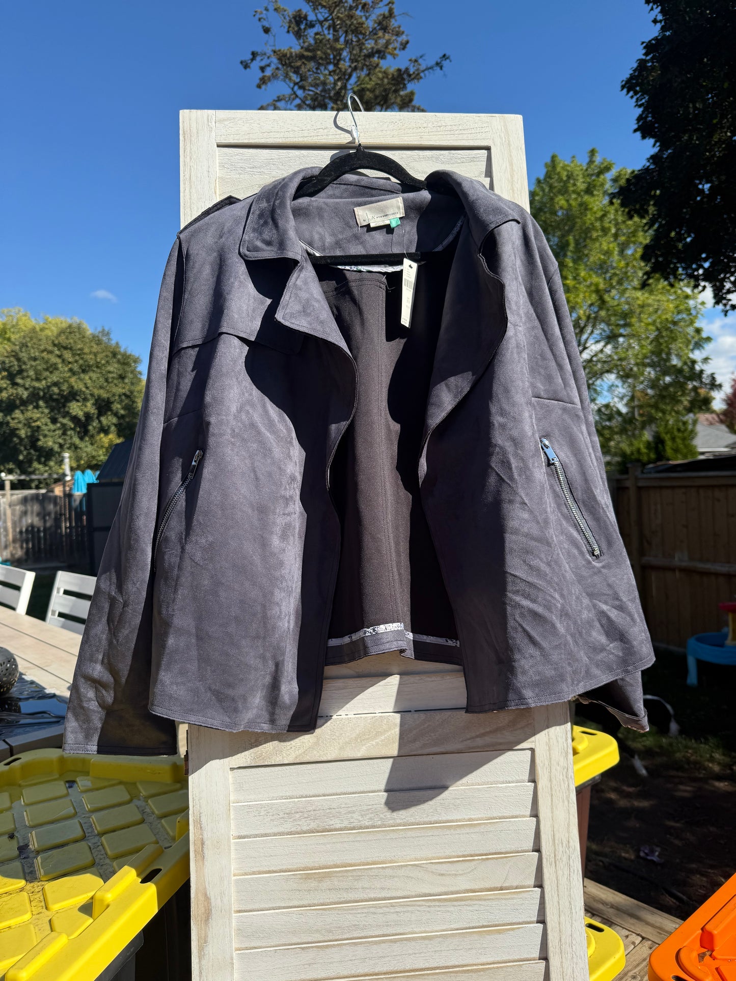 Anthropologie Faux Suede Jacket