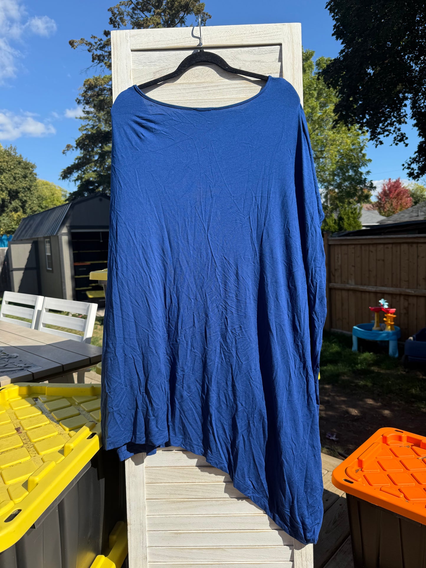 Universal Standard Blue Tunic Top