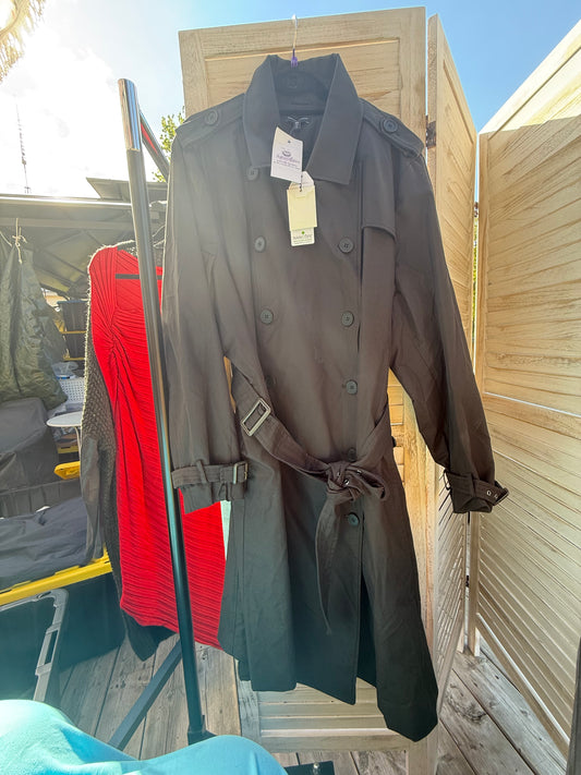 Universal Standard Black Trench Coat
