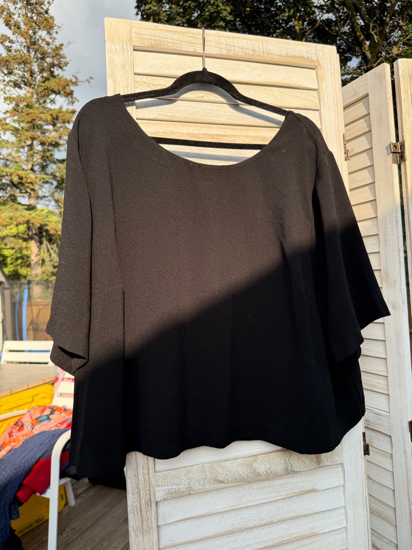 Torrid Black Bow Crop Top