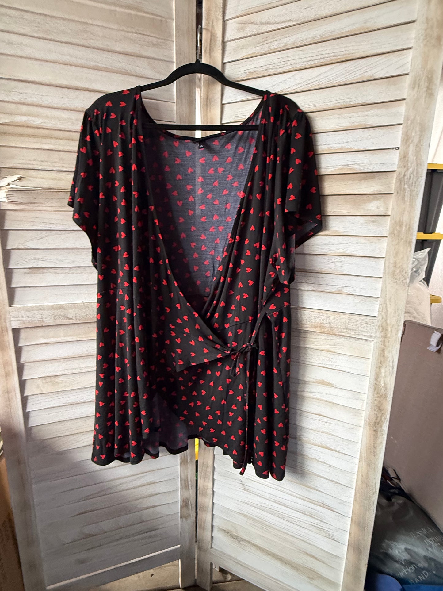 Torrid Heart Print Wrap Top